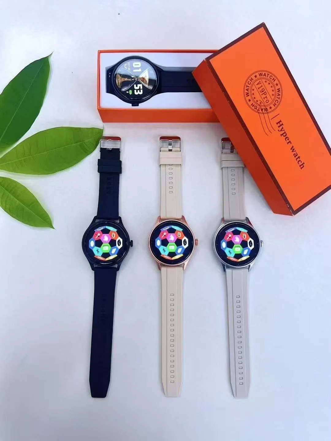 V19 Pro Hyper Watch Round Smartwatch
