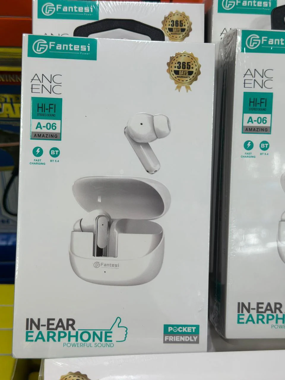 Fantesi A-06 True Wireless Earbuds - White