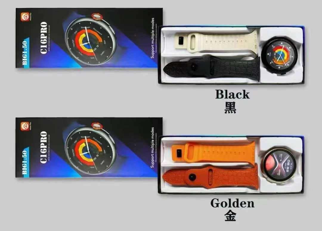C16PRO Smartwatch with Dual Strap Set