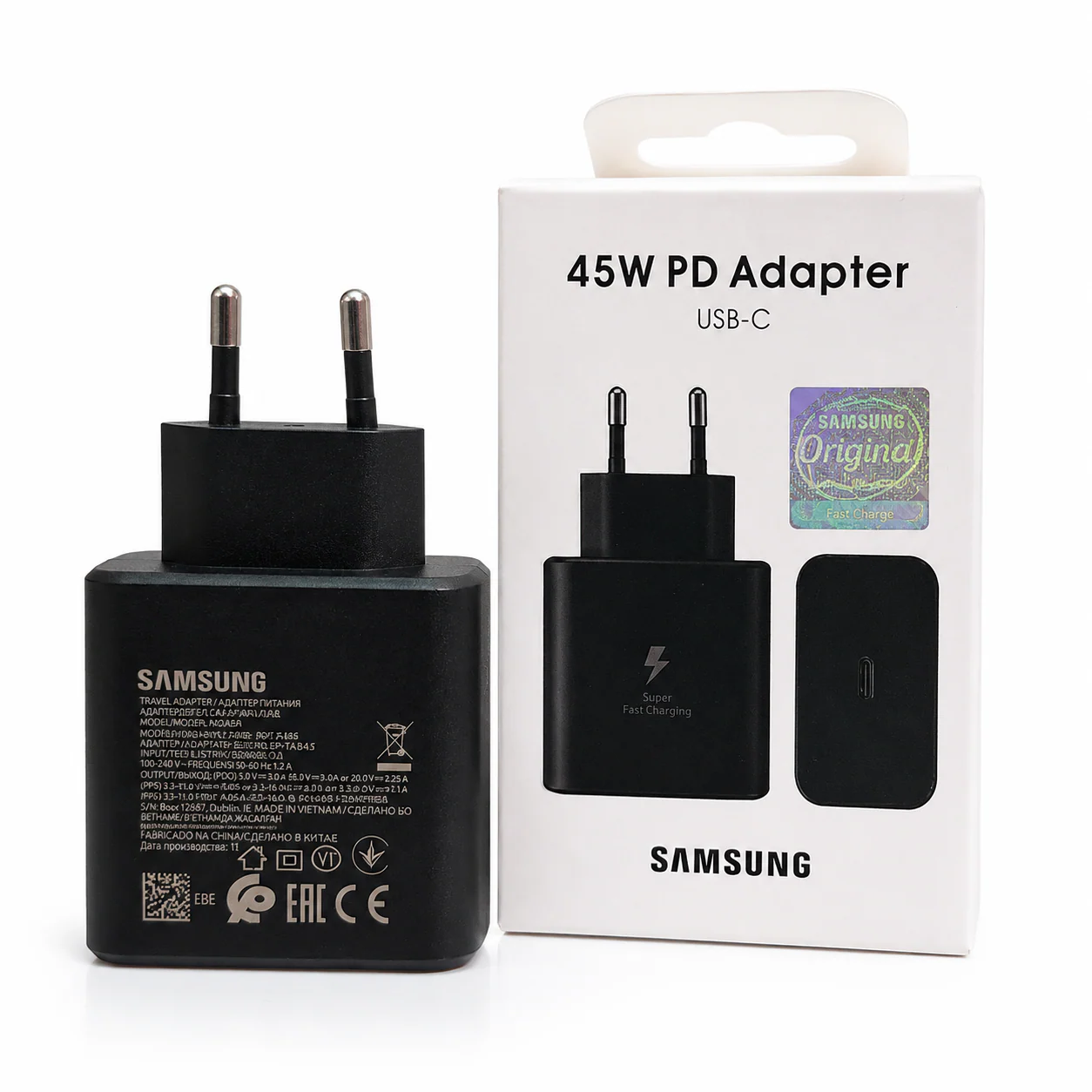 Samsung EP-TA845 45W USB-C PD Super Fast Charging Adapter