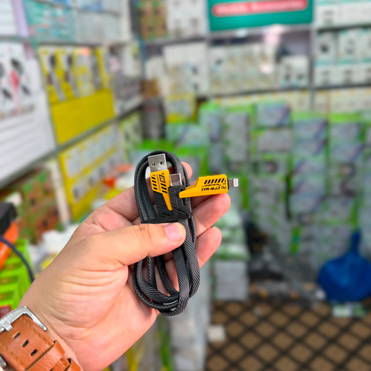 4-in-1 Multi Charging Cable with 27W PD Fast Charging