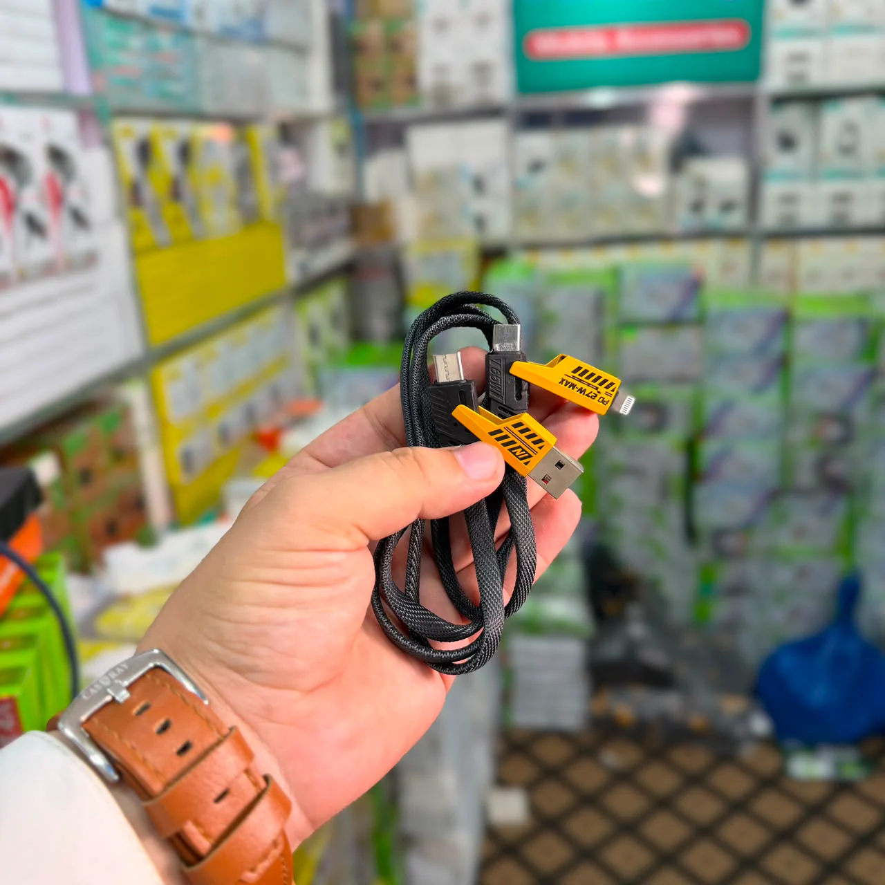 4-in-1 Multi Charging Cable with 27W PD Fast Charging