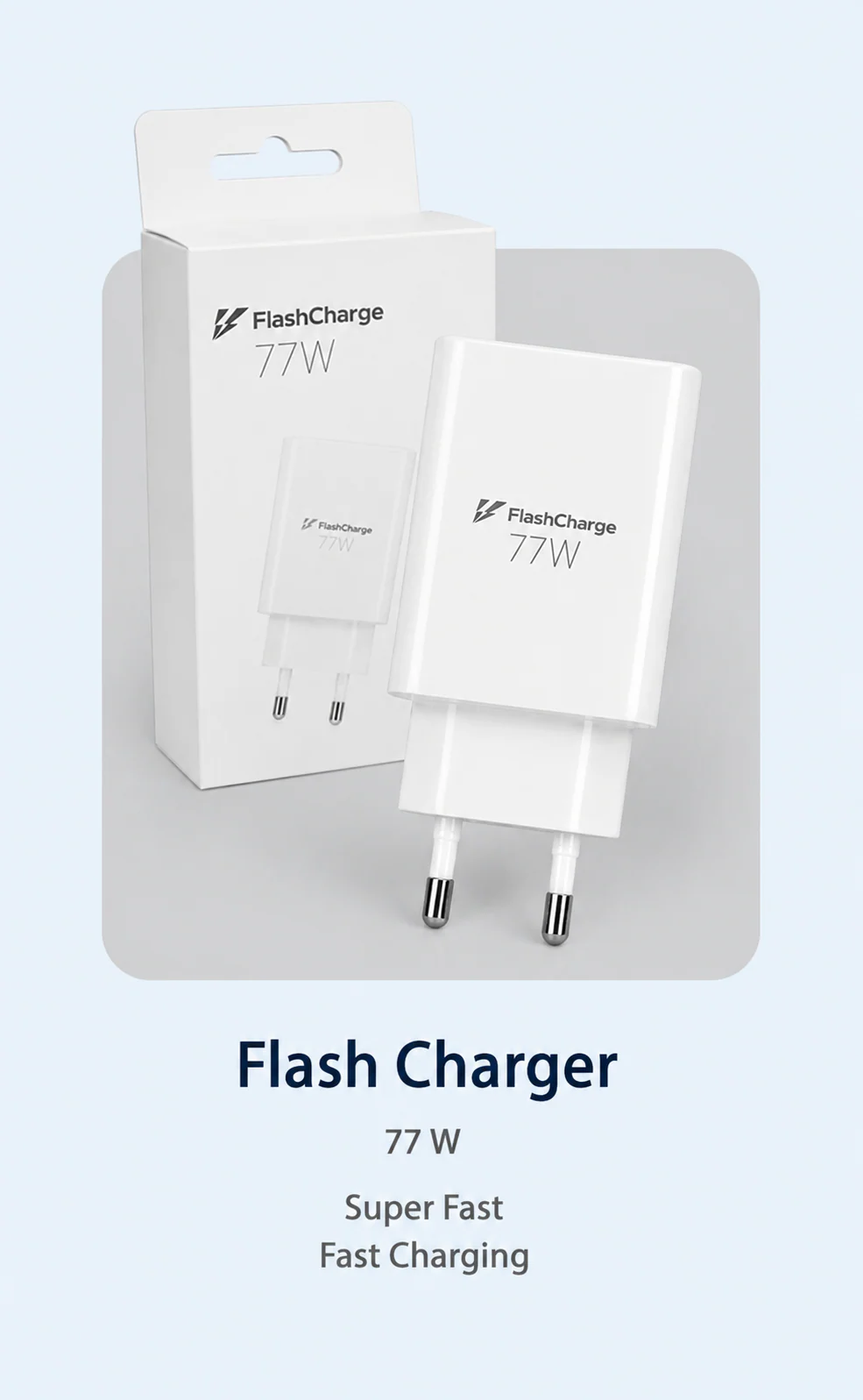 77W Super Fast Flash Charger